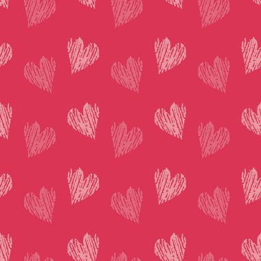 Sevgililer günü arka plan illüstrasyon kalp