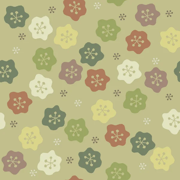 Scandinavian style cute floral pattern