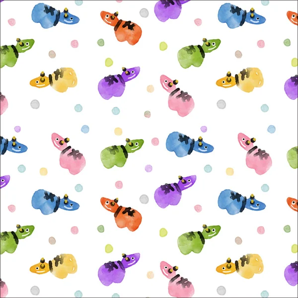 Poupées Vache Colorées Akabeko Motif — Image vectorielle