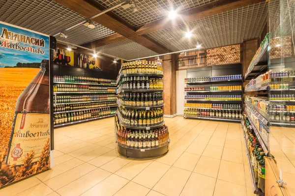 Intérieur Supermarché Mirs Département Bière — Photo