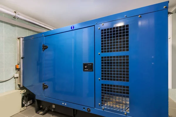 Auxiliary diesel generator for emergency electric power . Industrial diesel generator