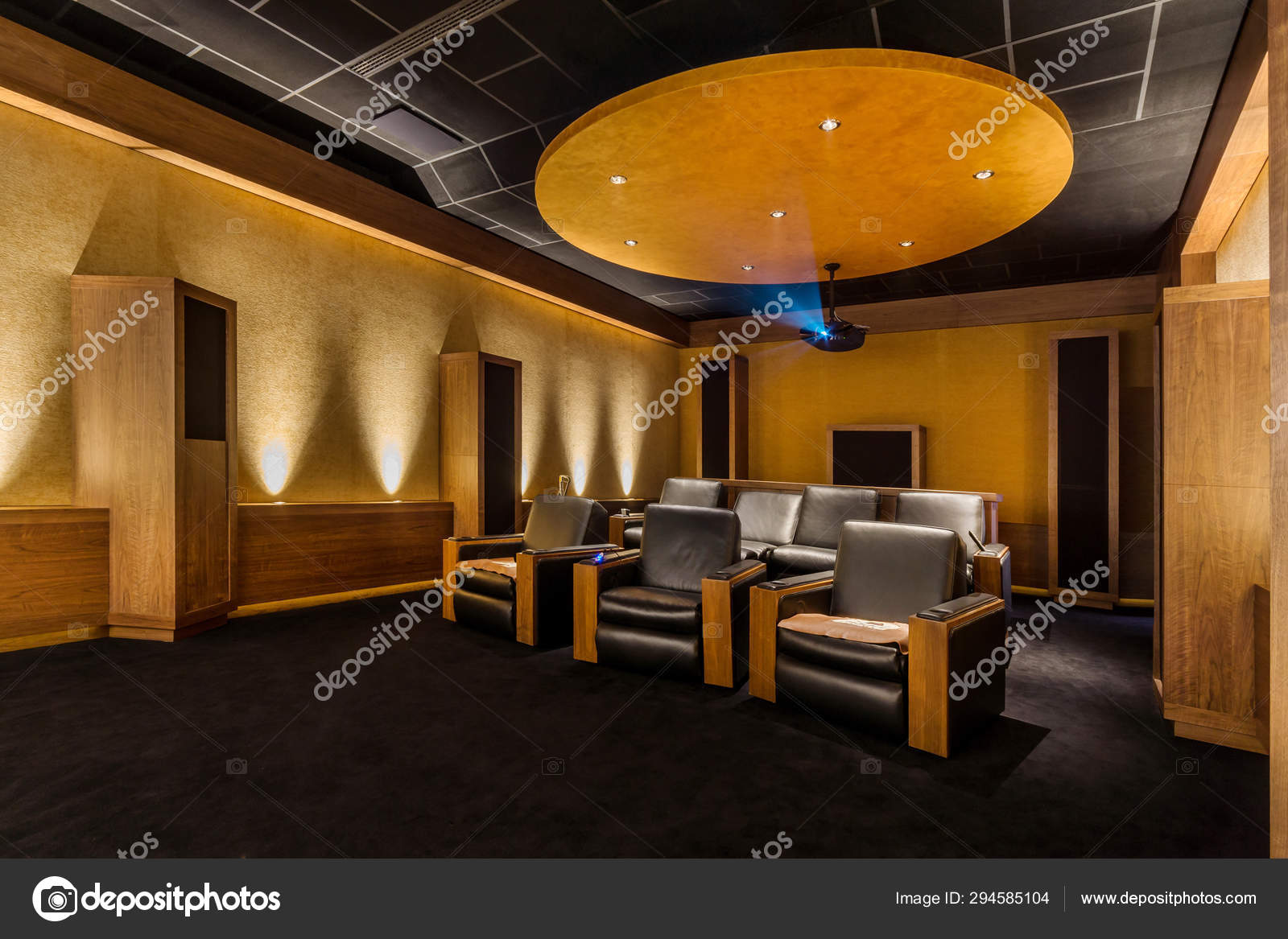 Luxury Home Theater Design Stylish Home Cinema Room Private