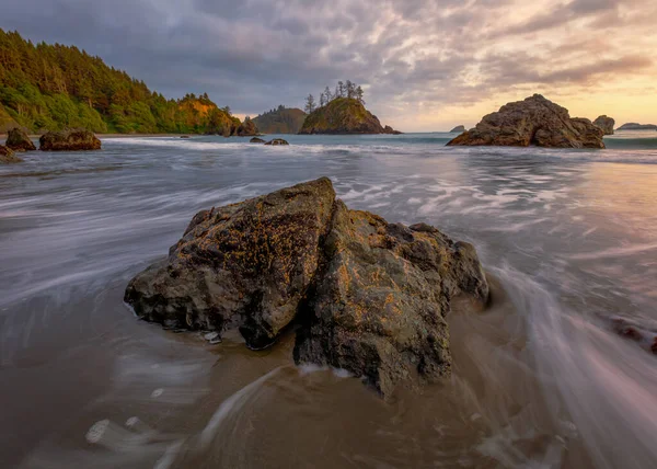 Atardecer Playa Norte California Estados Unidos — Foto de Stock