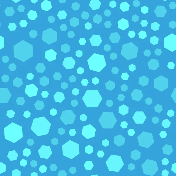 Padrão Sem Emenda Polígono Abstrato Cor Azul Clara Inverno Gráfico — Fotografia de Stock