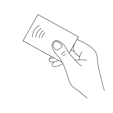 Banka kartı, temassız ödeme konsepti, siyah özet, Raster illüstrasyon.