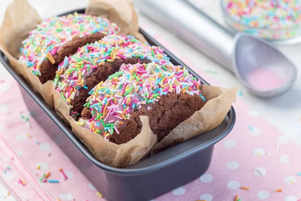 Homemade Ice Cream Sandwich Chocolate Chip Cookie Watermelon Ice Cream — Stock Photo, Image