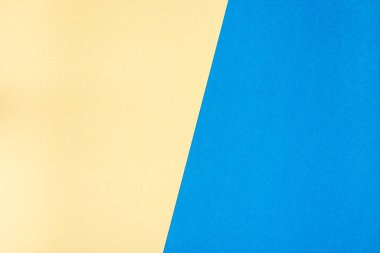 Sarı ve mavi kağıt dokusu, şablon için boş arkaplan, yatay, kopyalama alanı