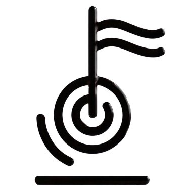 Tam ortasına dartlar saplanmış, hedef, hedef, başarı, performans ve strateji, Hedef Kazanma, başarı, kırpma yolu ile sembolize edilen bir hedef.