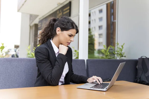 Productivity Office Young Business Woman — Stock Photo, Image