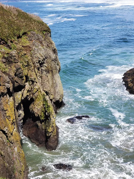 Rugidos acantilados en Yaquina Head — Foto de Stock