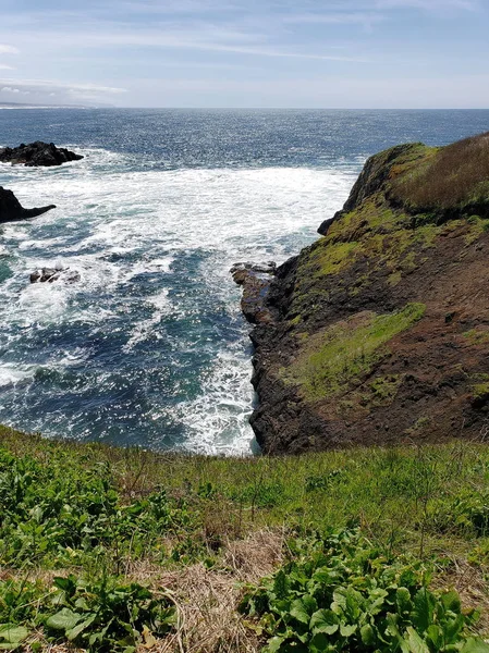 Rugidos acantilados en Yaquina Head —  Fotos de Stock