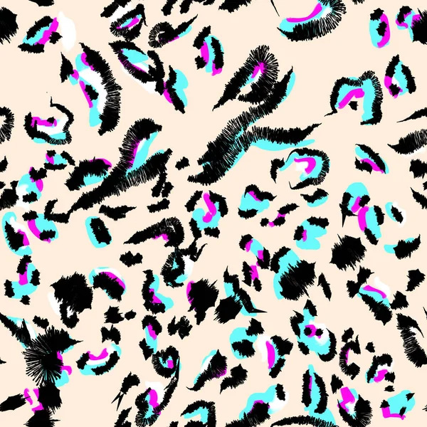 Diseño de patrón de leopardo, fondo de ilustración —  Fotos de Stock