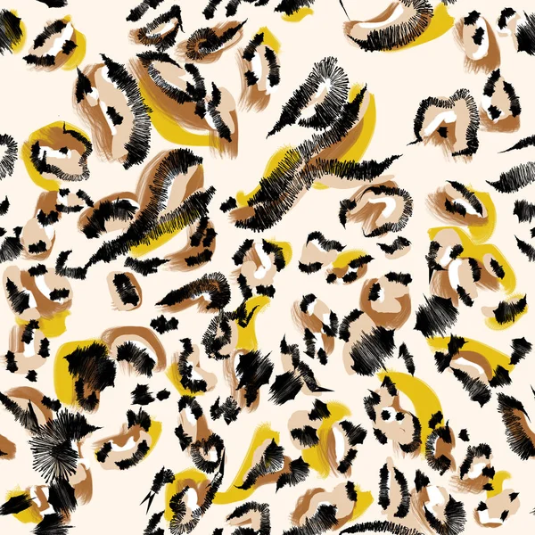 Leopard pattern design, illustration background — Stock Photo, Image