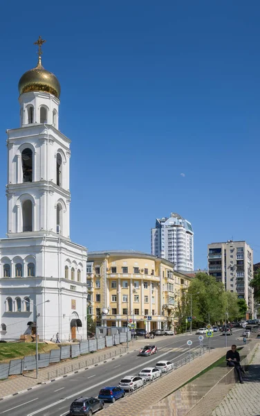 Samara Vilonovskaya Ulici Bell Tower Nicholas Church Území Kláštera Iveria — Stock fotografie