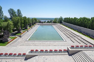 Volgograd, Rusya - 7 Haziran 2018: Memorial kompleksi 