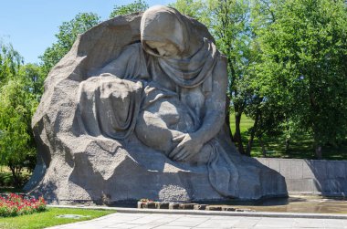 Volgograd, Rusya - 7 Haziran 2018: Anıt 