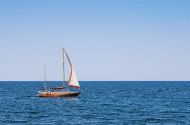 Turist Karadeniz'de bir zevk yat
