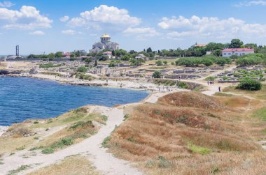 Antik Chersonesos toprakları üzerinde St. Vladimir'ın Katedrali