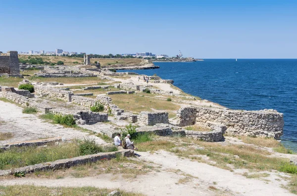 Die Ruinen Der Antiken Stadt — Stockfoto