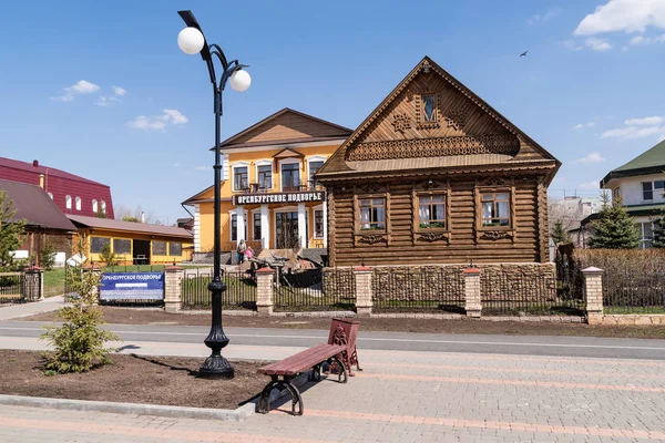 Ulusal Köy Orenburg Rusya Nisan 2019 Kültür Etnografik Kompleks Ulusal — Stok fotoğraf
