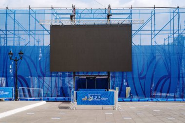 Orenburg, Rusya - 23 Ağustos 2020: Uluslararası Film Festivali 