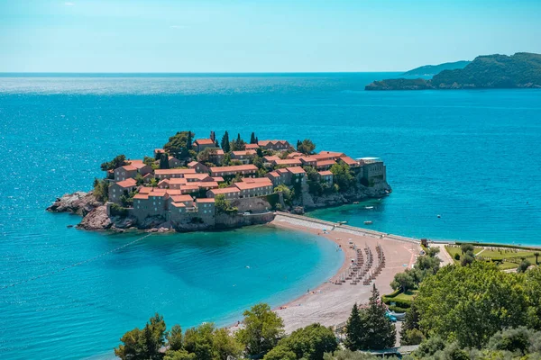 St. Stefan Luxus Insel Resort in Montenegro — Stockfoto