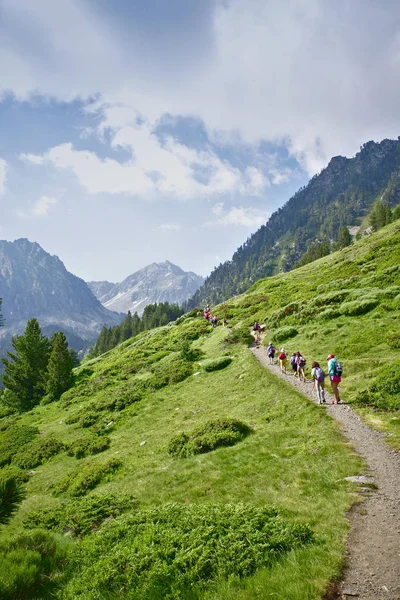 Paysage Montagneux Dans Vallée Gerber Pyrénées Catalogne — Photo