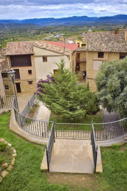 La Fresneda köyünde ki meydan ve bahçe