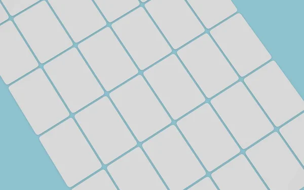 3D boş kart üzerinde bir adam izole