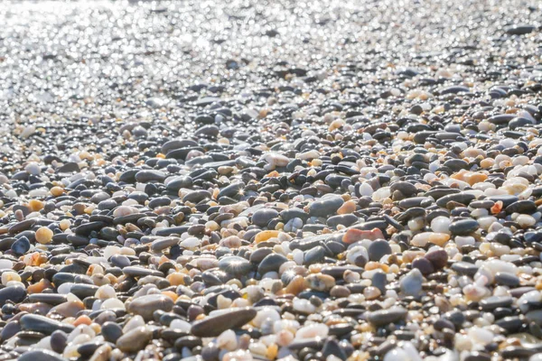 Πέτρες Της Θάλασσας Στην Παραλία Καλοκαίρι — Φωτογραφία Αρχείου