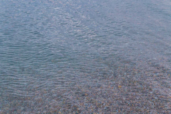 Πέτρες Της Θάλασσας Στη Θάλασσα Και Καλοκαίρι Πριν Ηλιοβασίλεμα — Φωτογραφία Αρχείου