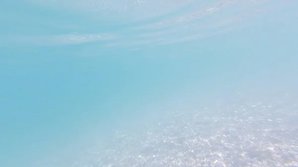 Foto Fundo Subaquático Mar Negro Com Pedras Seixos Verão — Fotografia de Stock