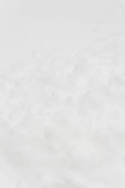 Biały Puszysty Śnieg Leży Ziemi Zimie — Zdjęcie stockowe