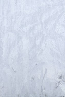 Sabahın erken saatlerinde bir donmuş buz soğuk desenleri kutu