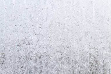 Sabahın erken saatlerinde bir donmuş buz soğuk desenleri kutu