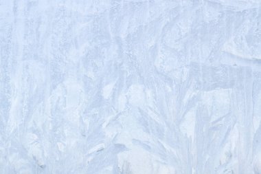 Sabahın erken saatlerinde bir donmuş buz soğuk desenleri kutu