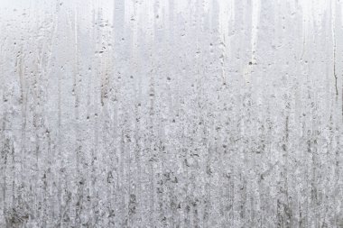 Sabahın erken saatlerinde bir donmuş buz soğuk desenleri kutu