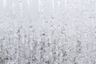 Sabahın erken saatlerinde bir donmuş buz soğuk desenleri kutu