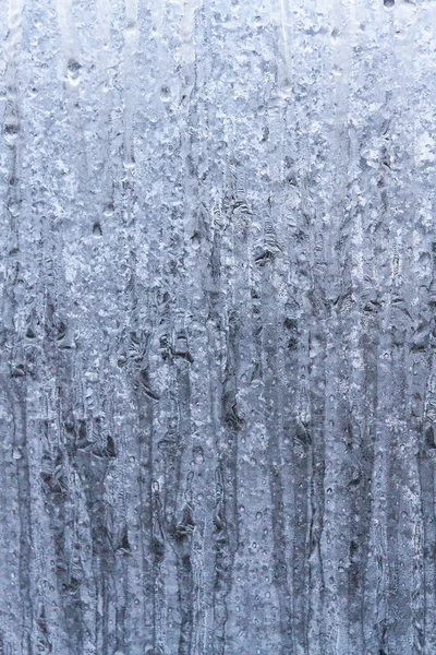 Patrones Helados Una Caja Hielo Congelada Por Mañana Temprano —  Fotos de Stock