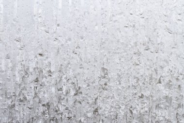 Sabahın erken saatlerinde bir donmuş buz soğuk desenleri kutu