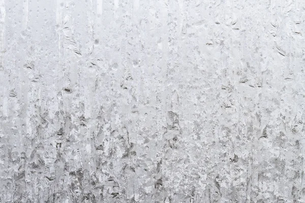 Ледяные Узоры Морозильной Коробке Ранним Утром — стоковое фото