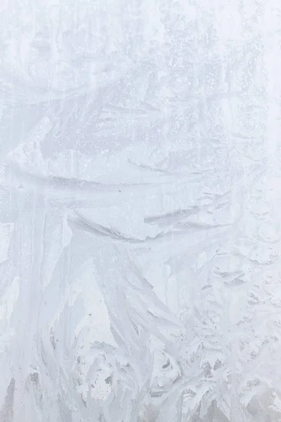 Mrazivý Vzory Zmrzlé Ledové Pole Časných Ranních Hodinách — Stock fotografie