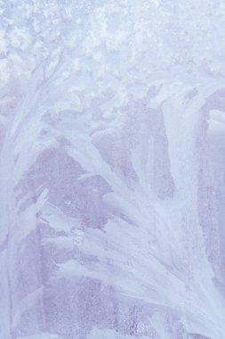 Sabahın erken saatlerinde bir donmuş buz soğuk desenleri kutu