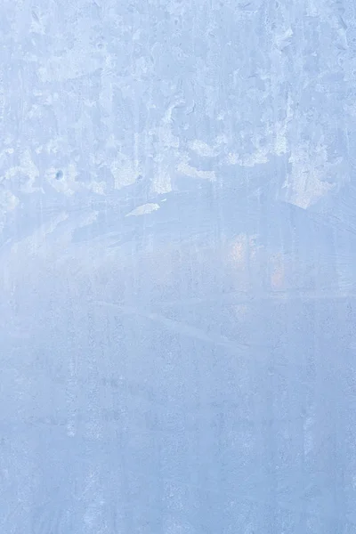 Motifs Givrés Sur Une Glacière Gelée Tôt Matin — Photo