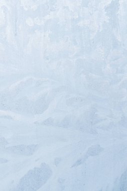 Sabahın erken saatlerinde bir donmuş buz soğuk desenleri kutu