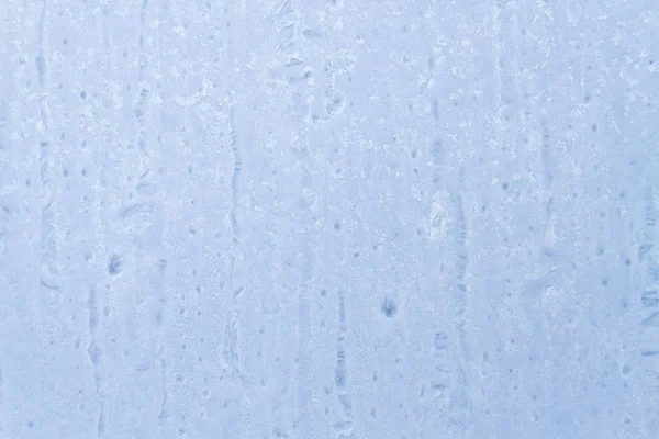 Frosty patronen op een bevroren ijs vak in de vroege ochtend — Stockfoto