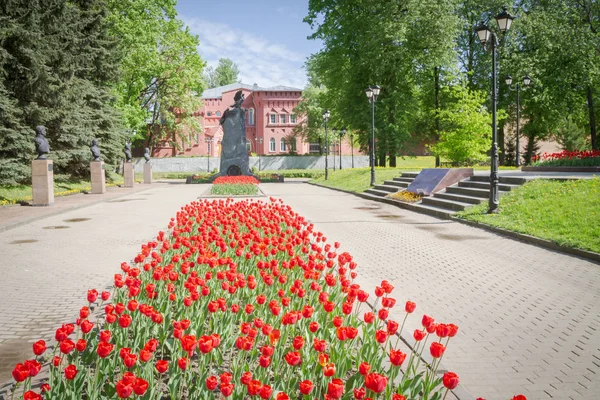 Smolensk in het voorjaar op een zonnige dag. — Stockfoto
