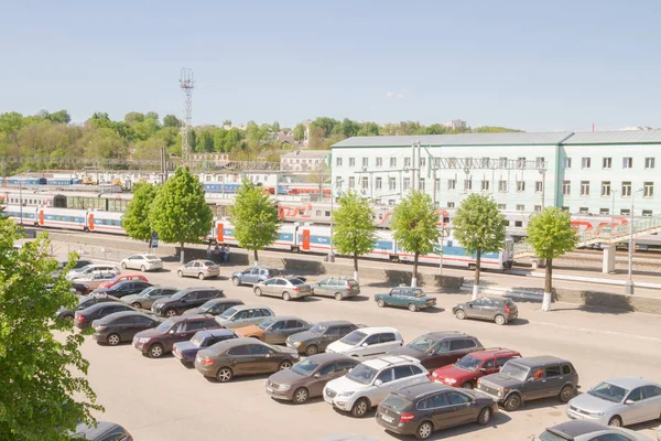 Smolensk na primavera em um dia ensolarado . — Fotografia de Stock