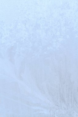 Sabahın erken saatlerinde bir donmuş buz soğuk desenleri kutu