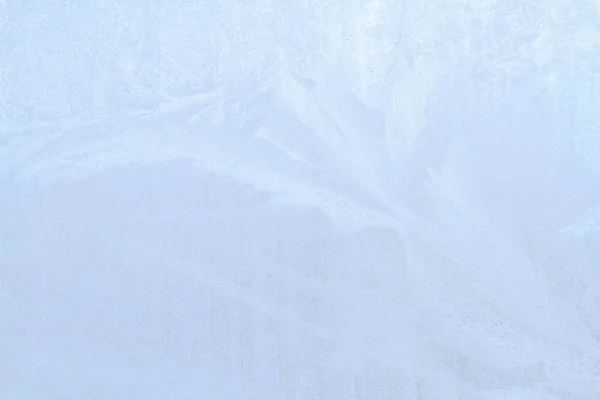 Mrazivý vzory na zmrzlé ledové pole v časných ranních hodinách — Stock fotografie
